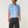 Tvättade svarta baggy jeansshorts Tvättade svarta baggy jeansshorts