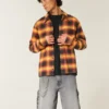 Tvättade svarta baggy målarshorts i denim