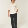 Tvättade svarta baggyjeans Tvättade svarta baggyjeans