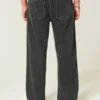 Tvättade svarta baggyjeans Tvättade svarta baggyjeans