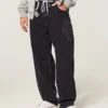Tvättade svarta Dragon Graphic Skater Baggy Jeans Tvättade svarta Dragon Graphic Skater Baggy Jeans