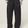 Tvättade svarta Dragon Graphic Skater Baggy Jeans Tvättade svarta Dragon Graphic Skater Baggy Jeans