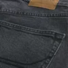 Tvättade svarta smala raka jeans Tvättade svarta smala raka jeans