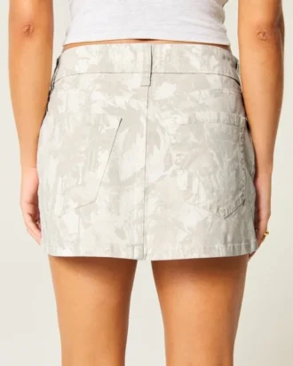 Twill Camo minikjol