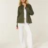 Twill Y2K militärjacka
