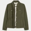 Twill Y2K militärjacka