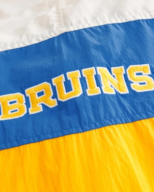 UCLA Bruins vindjacka med huva och tryck UCLA Bruins vindjacka med huva och tryck