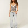 Ultralåga baggyjeans i ljus tvätt Ultralåga baggyjeans i ljus tvätt