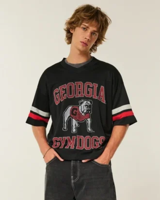 University of Georgia Bulldogs grafisk fotbollströja