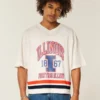 University of Illinois Fighting Illini grafisk fotbollströja