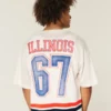 University of Illinois Fighting Illini grafisk fotbollströja