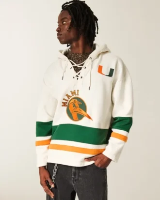 University of Miami Hurricanes grafisk hockey-hoodie University of Miami Hurricanes grafisk hockey-hoodie