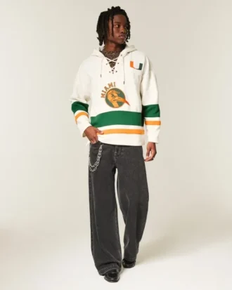 University of Miami Hurricanes grafisk hockey-hoodie University of Miami Hurricanes grafisk hockey-hoodie