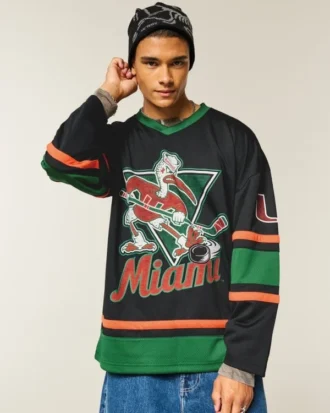 University of Miami Hurricanes grafisk hockeytröja