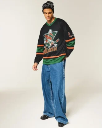 University of Miami Hurricanes grafisk hockeytröja