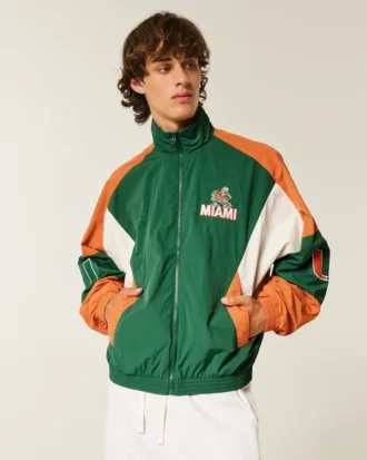 University of Miami Hurricanes grafisk vindjacka