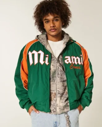 University of Miami Hurricanes grafisk vindjacka University of Miami Hurricanes grafisk vindjacka