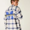 University of Michigan Wolverines flanellskjorta med tryck University of Michigan Wolverines flanellskjorta med tryck