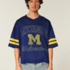 University of Michigan Wolverines grafisk fotbollströja University of Michigan Wolverines grafisk fotbollströja