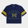 University of Michigan Wolverines grafisk fotbollströja University of Michigan Wolverines grafisk fotbollströja