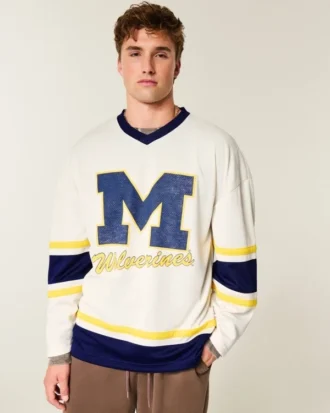University of Michigan Wolverines grafisk hockeytröja