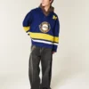 University of Michigan Wolverines grafisk hockeytröja med huva University of Michigan Wolverines grafisk hockeytröja med huva
