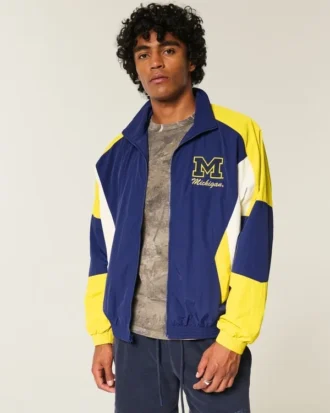 University of Michigan Wolverines grafisk vindjacka