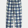 University of Michigan Wolverines grafiska flanellbyxor