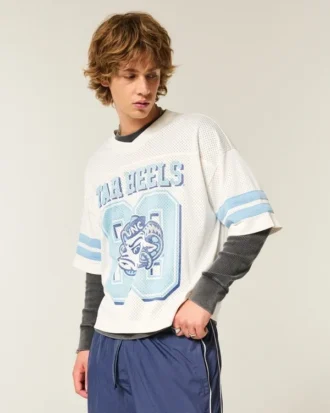 University of North Carolina at Chapel Hill Tar Heels grafisk fotbollströja