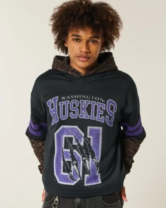 University of Washington Huskies grafisk fotbollströja