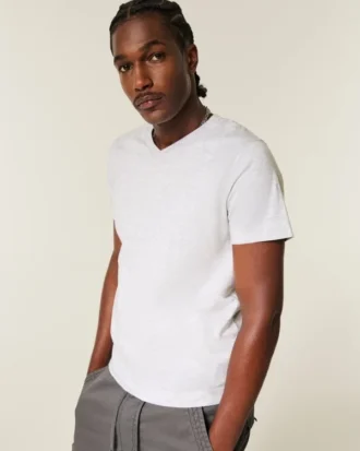 V-ringad T-shirt