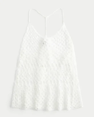 Virkad racerback-linne