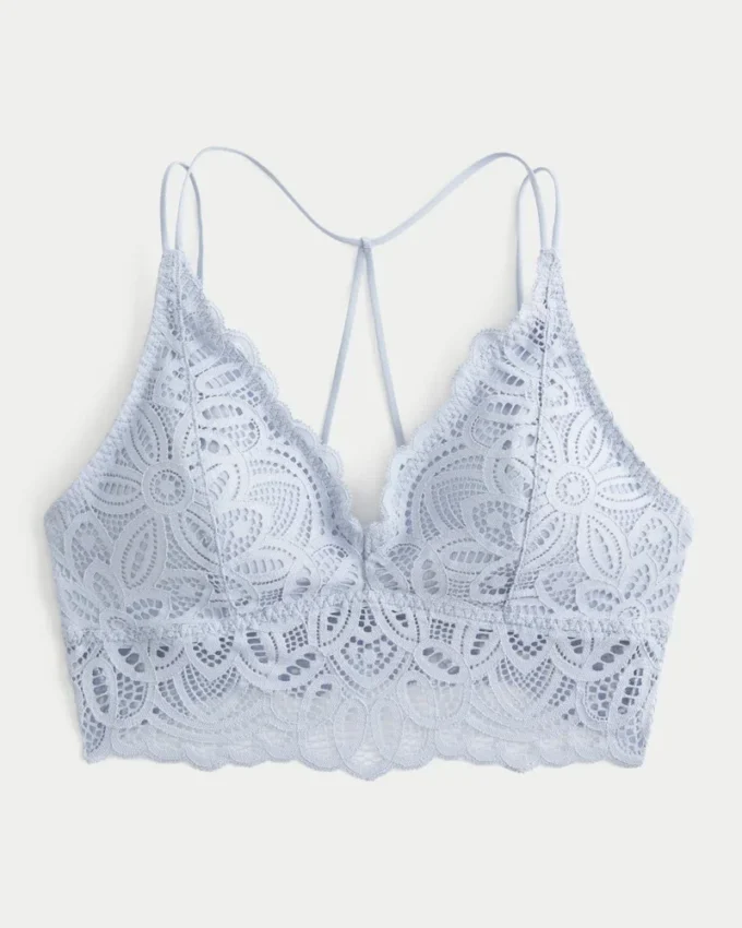 Virkad spets-bralette Virkad spets-bralette