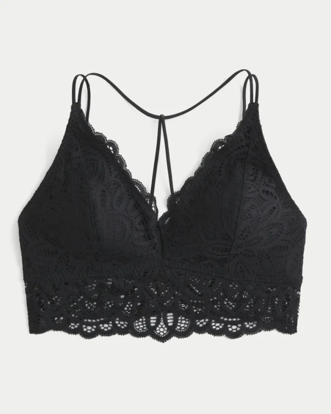 Virkad spets-bralette Virkad spets-bralette