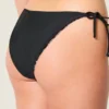 Vändbar bikiniunderdel med knytband på sidan