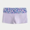Vändbara korta shorts i stickat