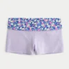 Vändbara korta shorts i stickat