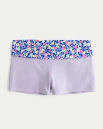 Vändbara korta shorts i stickat