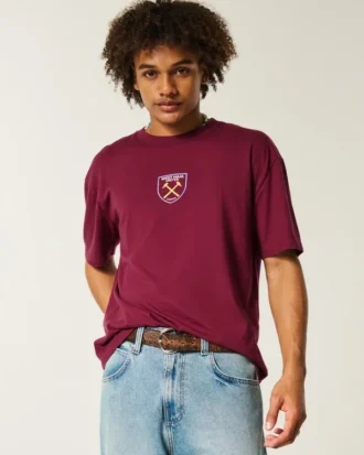West Ham United Football Club T-shirt med tryck