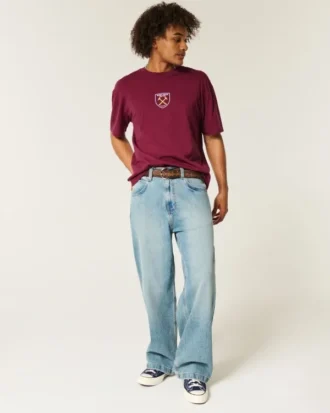 West Ham United Football Club T-shirt med tryck