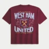 West Ham United Football Club T-shirt med tryck West Ham United Football Club T-shirt med tryck